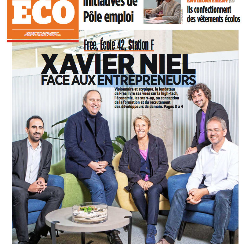 Le parisien Eco Xavier Niel entrepreneurs
