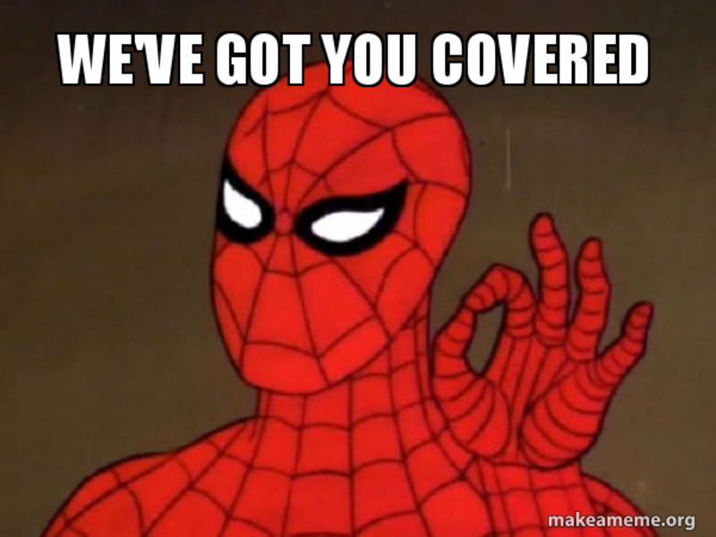 meme team admissions spiderman